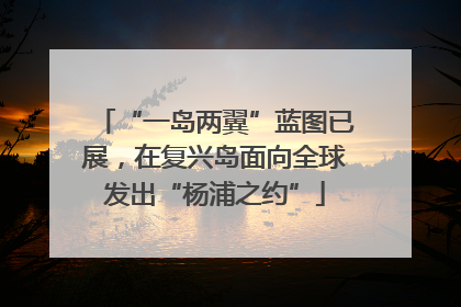 “一岛两翼”蓝图已展，在复兴岛面向全球发出“杨浦之约”
