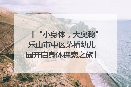 “小身体，大奥秘” 乐山市中区茅桥幼儿园开启身体探索之旅