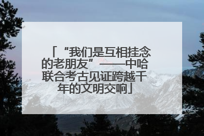 “我们是互相挂念的老朋友”——中哈联合考古见证跨越千年的文明交响