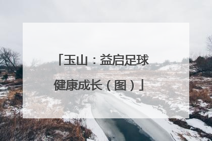 玉山：益启足球 健康成长（图）