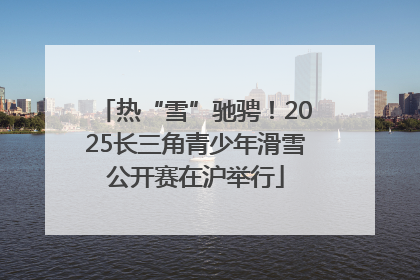 热“雪”驰骋！2025长三角青少年滑雪公开赛在沪举行