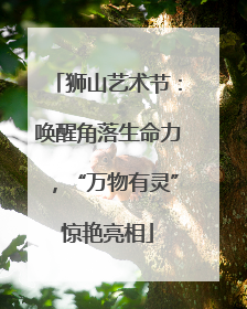 狮山艺术节：唤醒角落生命力，“万物有灵”惊艳亮相