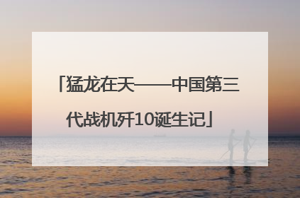 猛龙在天——中国第三代战机歼10诞生记
