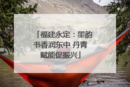 福建永定：墨韵书香润东中 丹青赋能促振兴