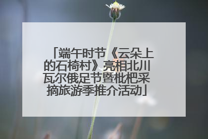端午时节《云朵上的石椅村》亮相北川瓦尔俄足节暨枇杷采摘旅游季推介活动
