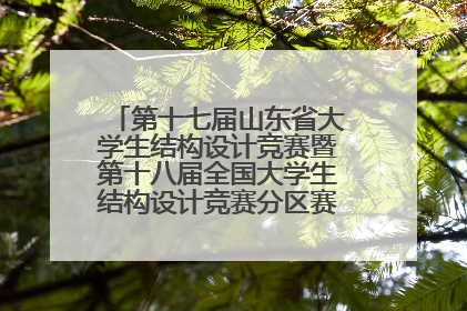 第十七届山东省大学生结构设计竞赛暨第十八届全国大学生结构设计竞赛分区赛在青岛举办