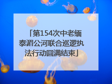 第154次中老缅泰湄公河联合巡逻执法行动圆满结束