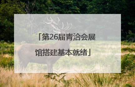 第26届青洽会展馆搭建基本就绪
