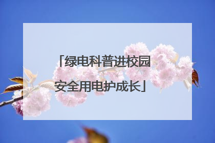 绿电科普进校园 安全用电护成长