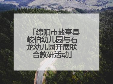 绵阳市盐亭县岐伯幼儿园与石龙幼儿园开展联合教研活动