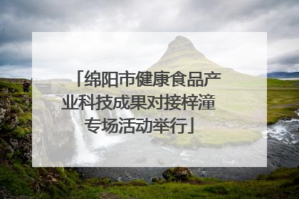 绵阳市健康食品产业科技成果对接梓潼专场活动举行