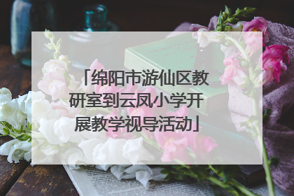 绵阳市游仙区教研室到云凤小学开展教学视导活动