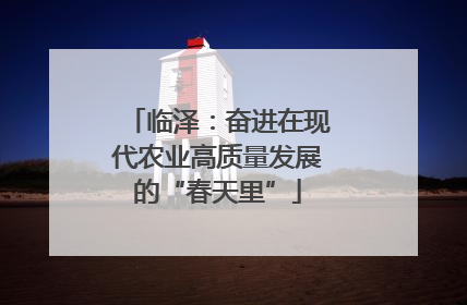 临泽：奋进在现代农业高质量发展的“春天里”