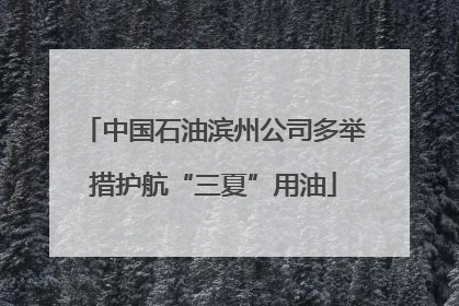 中国石油滨州公司多举措护航“三夏”用油