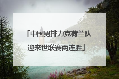 中国男排力克荷兰队 迎来世联赛两连胜