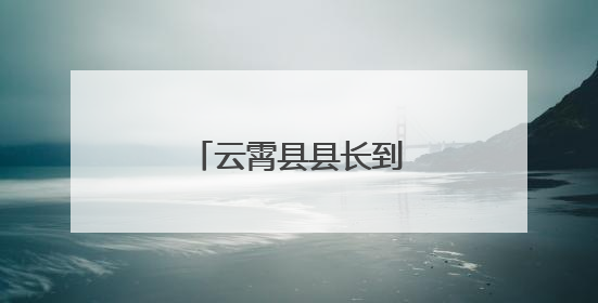 云霄县县长到和平乡调研