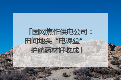 国网焦作供电公司：田间地头“电课堂” 护航药材好收成