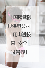 国网武陟县供电公司：用电进校园  安全过暑假