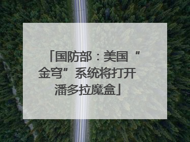 国防部：美国“金穹”系统将打开潘多拉魔盒