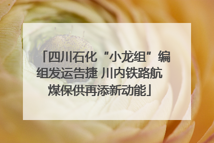 四川石化“小龙组”编组发运告捷 川内铁路航煤保供再添新动能