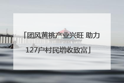 团风黄桃产业兴旺 助力127户村民增收致富