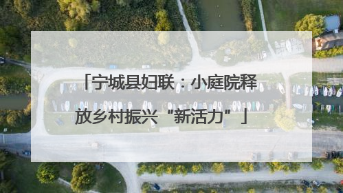 宁城县妇联：小庭院释放乡村振兴“新活力”