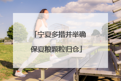 宁夏多措并举确保夏粮颗粒归仓