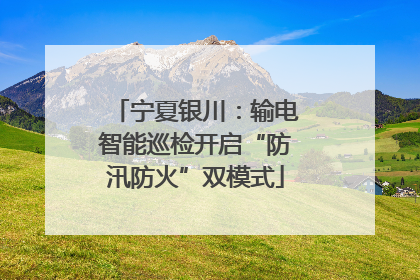 宁夏银川：输电智能巡检开启“防汛防火”双模式