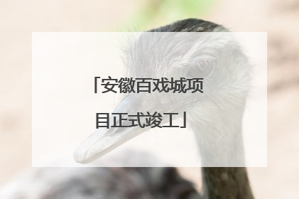 安徽百戏城项目正式竣工