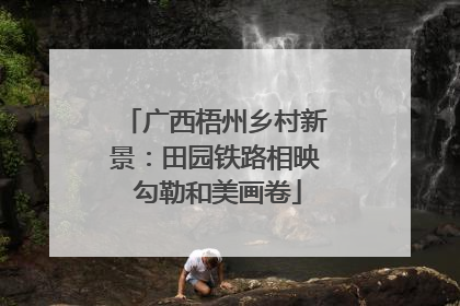 广西梧州乡村新景：田园铁路相映 勾勒和美画卷
