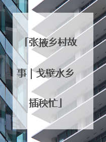 张掖乡村故事｜戈壁水乡插秧忙