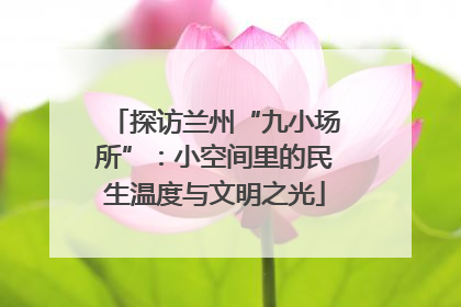 探访兰州“九小场所”：小空间里的民生温度与文明之光