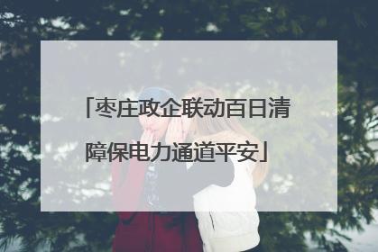 枣庄政企联动百日清障保电力通道平安
