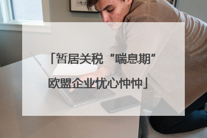 暂居关税“喘息期” 欧盟企业忧心忡忡
