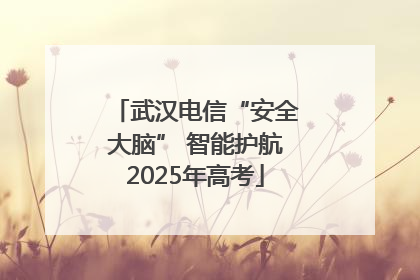 武汉电信“安全大脑” 智能护航2025年高考