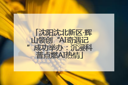 沈阳沈北新区·辉山领创“AI奇遇记”成功举办：沉浸科普点燃AI热情