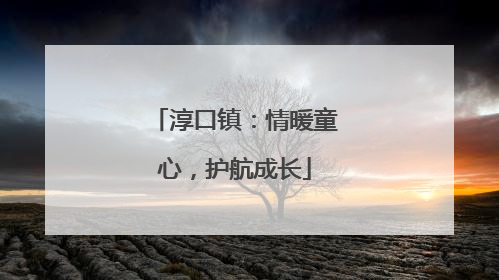 淳口镇：情暖童心，护航成长