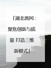湖北黄冈：聚焦创新与质量 打造三维新模式