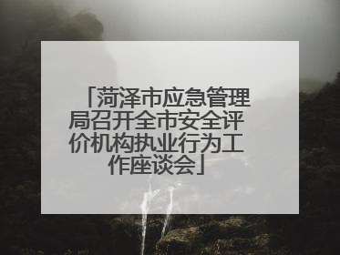 菏泽市应急管理局召开全市安全评价机构执业行为工作座谈会