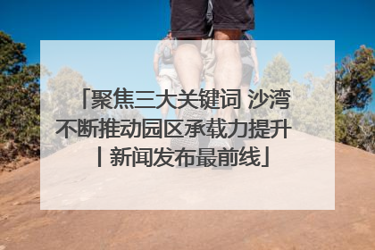 聚焦三大关键词 沙湾不断推动园区承载力提升丨新闻发布最前线