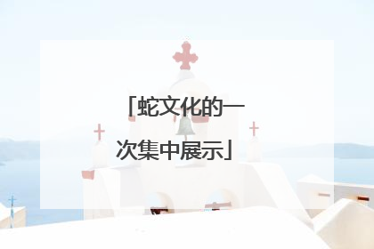 蛇文化的一次集中展示