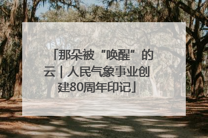 那朵被“唤醒”的云｜人民气象事业创建80周年印记