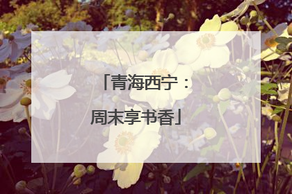 青海西宁：周末享书香