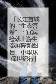 长江首城的“生态答卷”：宜宾绘就上游生态屏障新图景｜中华环保世纪行