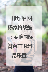 陕西神木杨家将战鼓：奏响国际舞台前的激昂乐章