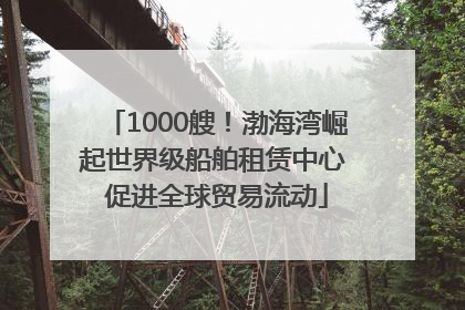 1000艘！渤海湾崛起世界级船舶租赁中心 促进全球贸易流动