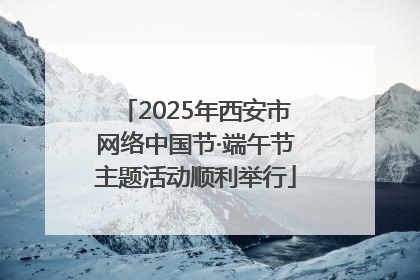 2025年西安市网络中国节·端午节主题活动顺利举行