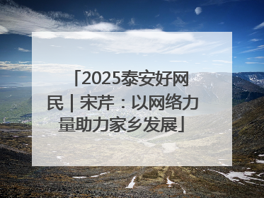 2025泰安好网民｜宋芹：以网络力量助力家乡发展