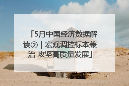 5月中国经济数据解读②｜宏观调控标本兼治 攻坚高质量发展
