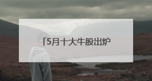 5月十大牛股出炉：中邮科技逾157%涨幅问鼎榜首